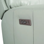 Genuine Leather Zero Gravity Power Recliner Chair with Power Headrest, USB&USB-C Port
