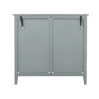 American Style 3-Drawer Vertical Chest Cabinet with Golden Handle for bedroom, living room