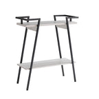 31-inch Metal Two-tier Console Table