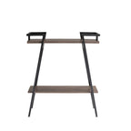 31-inch Metal Two-tier Console Table