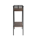 31-inch Metal Two-tier Console Table