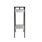 31-inch Metal Two-tier Console Table