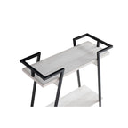 31-inch Metal Two-tier Console Table