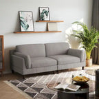 Modern 90 inch Sofa Comfy Corduroy Deep Seats Sofa