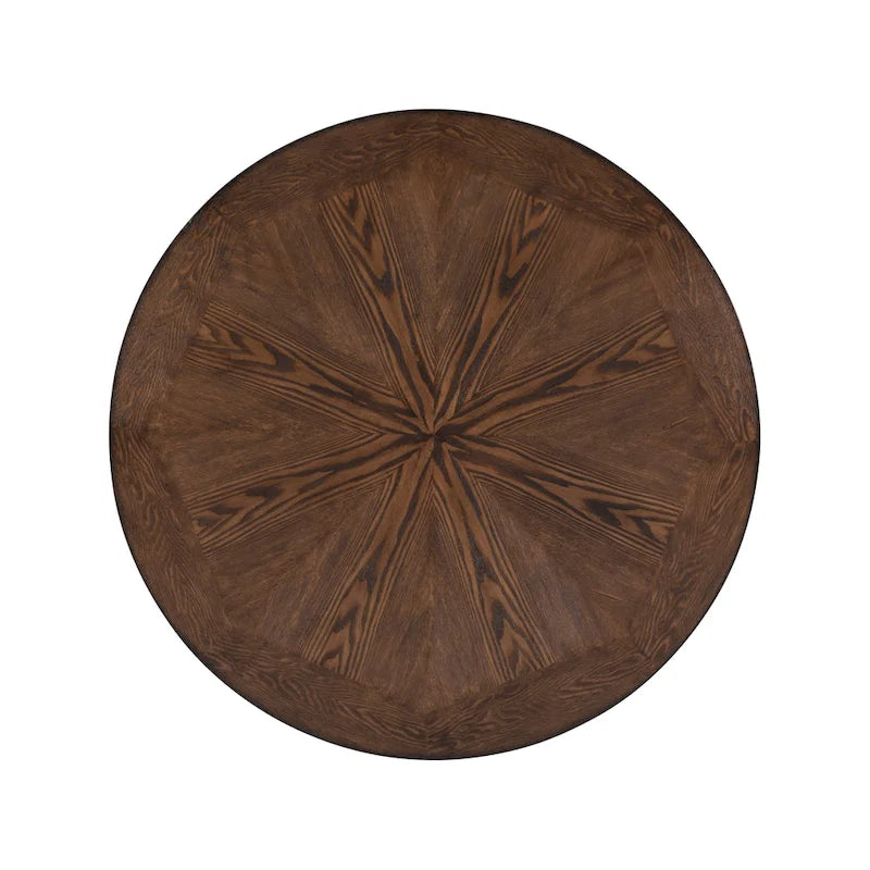 Round Counter Height Table - Umber Brown/Grey - 4 Person