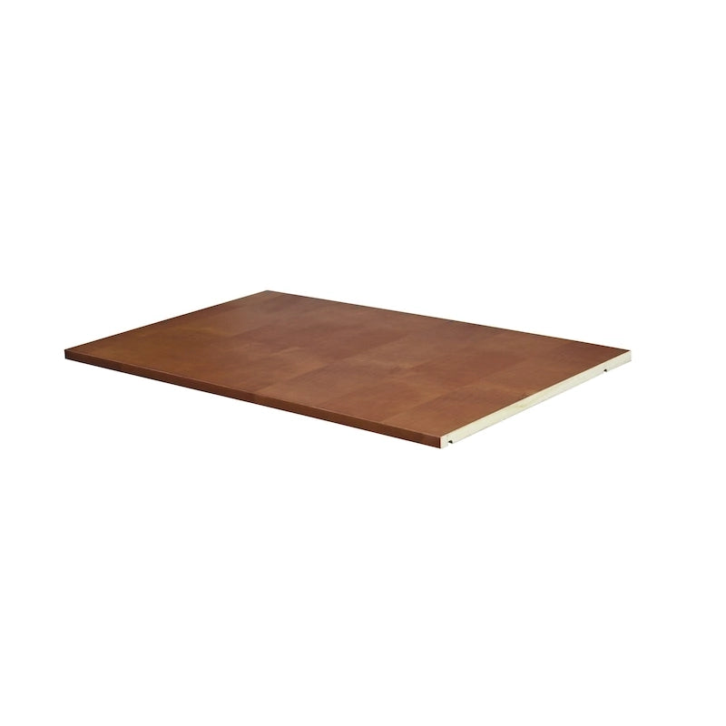 Solid Wood Wardrobe Shelf - White, Mocha, Java - Single Unit
