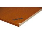 Solid Wood Wardrobe Shelf - White, Mocha, Java - Single Unit