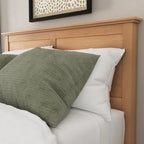 Brown Oak Queen Bedroom Set - 3 Pieces