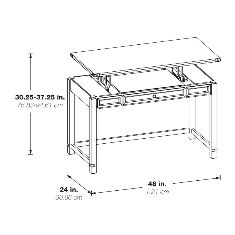 48" Adjustable Sit-to-Stand Desk - Single User