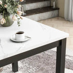 Grey Velvet Counter Height Dining Set for 4