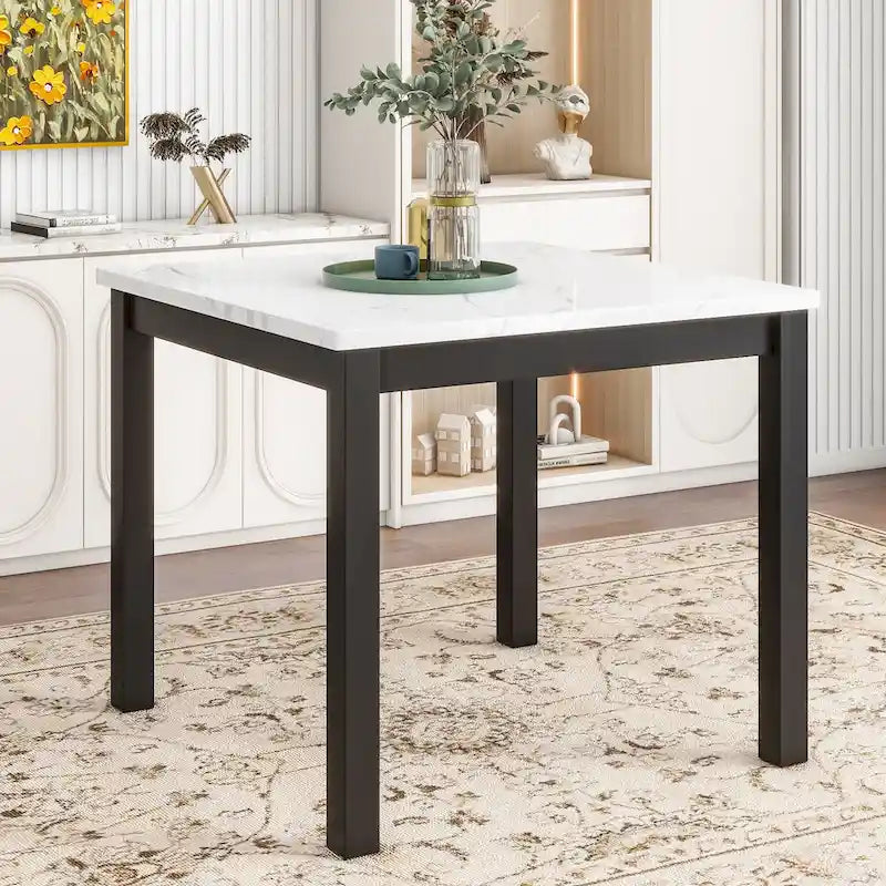 Grey Velvet Counter Height Dining Set for 4