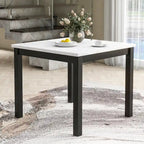 Grey Velvet Counter Height Dining Set for 4
