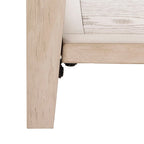Sepia Pine Traditional Rectangle Coffee Table with 3 Drawers - 54x24x19 inches