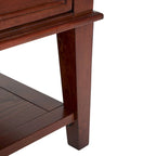 Sepia Pine Traditional Rectangle Coffee Table with 3 Drawers - 54x24x19 inches