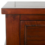 Sepia Pine Traditional Rectangle Coffee Table with 3 Drawers - 54x24x19 inches