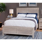 Weathered Gray Panel Bed - Queen/King Size