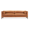 Cognac Tan Leather 3-Seater Sofa