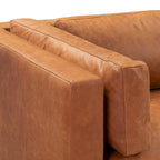 Cognac Tan Leather 3-Seater Sofa