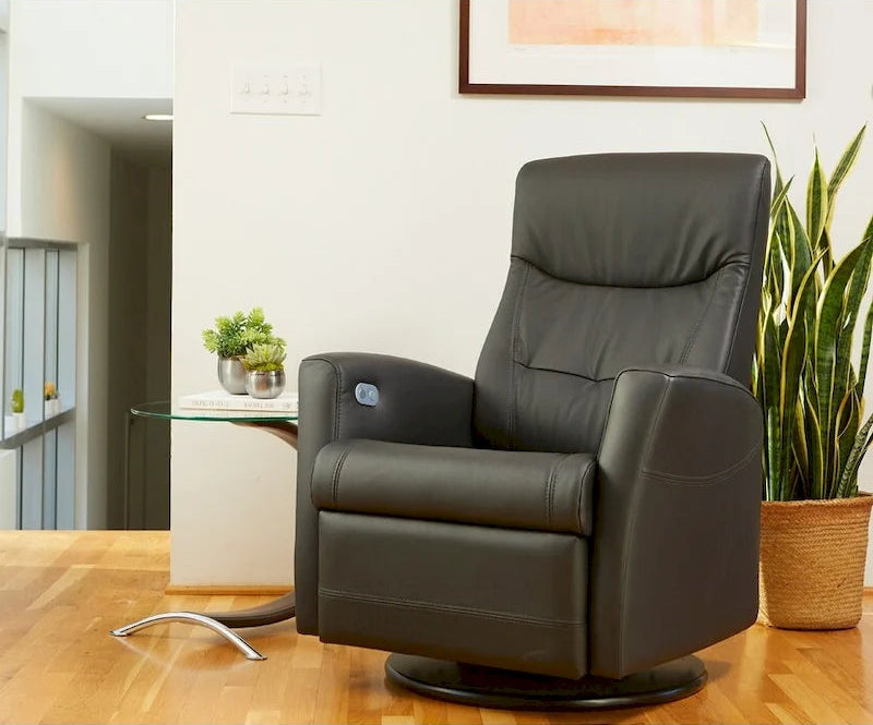 Fjords Oslo Leather Swing Recliner
