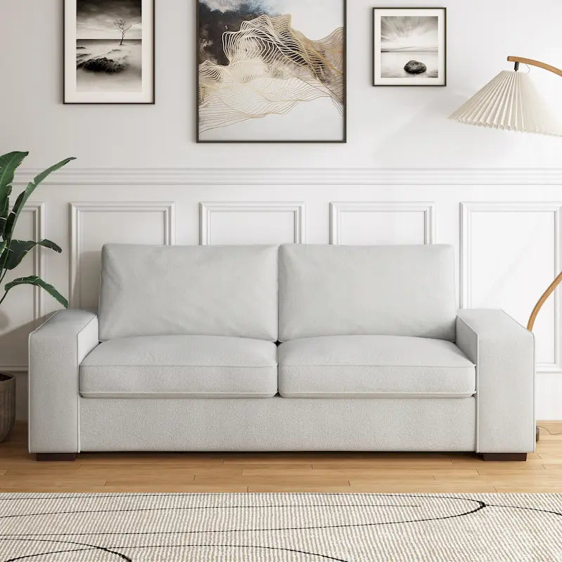 80" Upholstered Loveseat - 2-Seater - 7 Colors