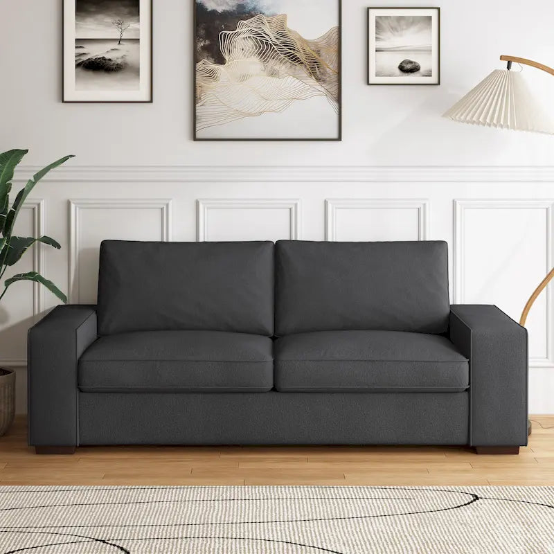 80" Upholstered Loveseat - 2-Seater - 7 Colors