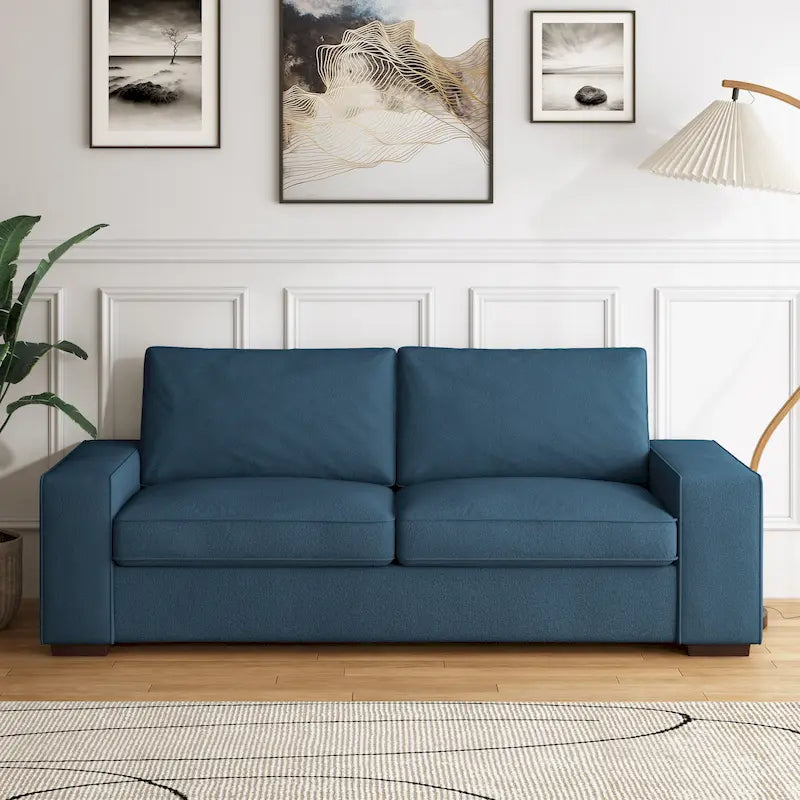 80" Upholstered Loveseat - 2-Seater - 7 Colors