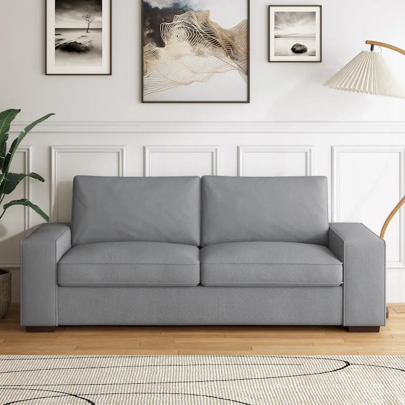 80" Upholstered Loveseat - 2-Seater - 7 Colors