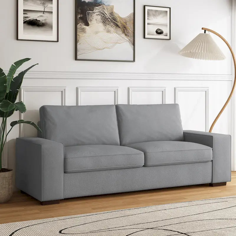80" Upholstered Loveseat - 2-Seater - 7 Colors