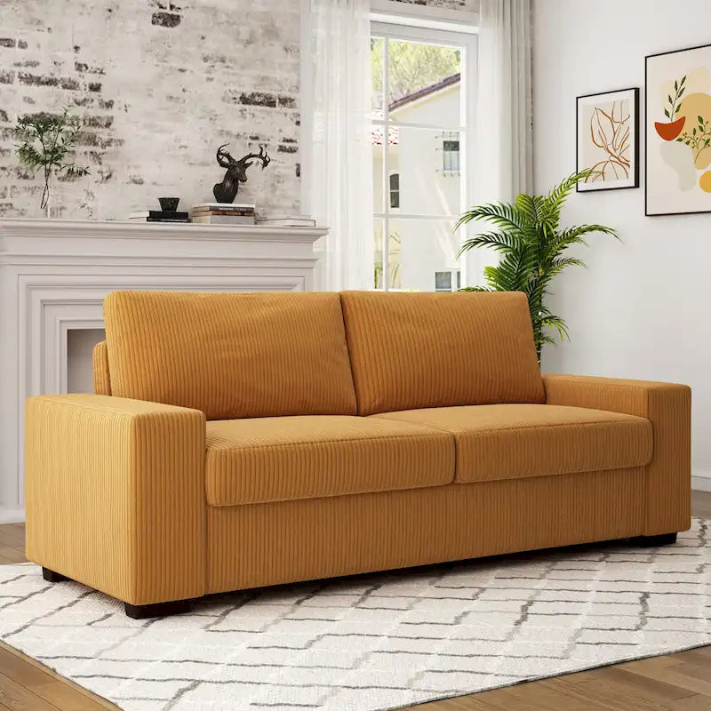 80" Upholstered Loveseat - 2-Seater - 7 Colors