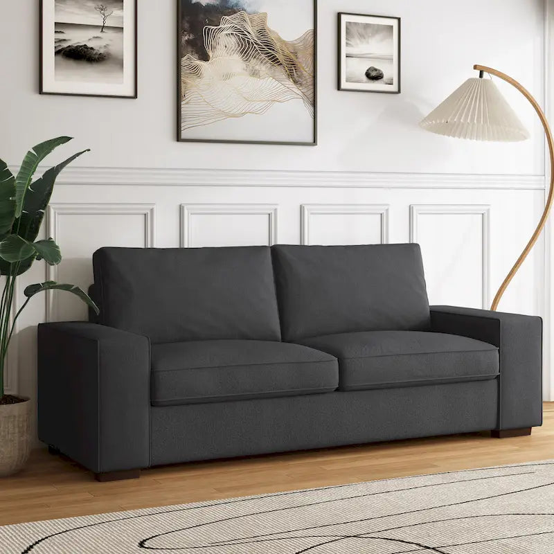 80" Upholstered Loveseat - 2-Seater - 7 Colors