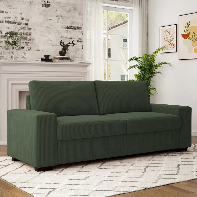 80" Upholstered Loveseat - 2-Seater - 7 Colors