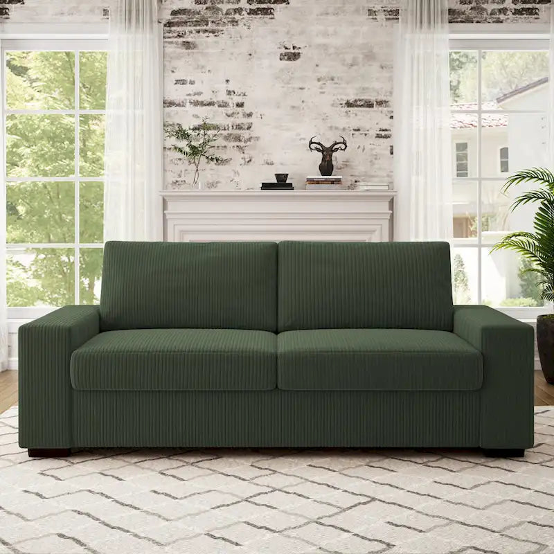 80" Upholstered Loveseat - 2-Seater - 7 Colors