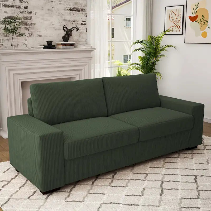 80" Upholstered Loveseat - 2-Seater - 7 Colors